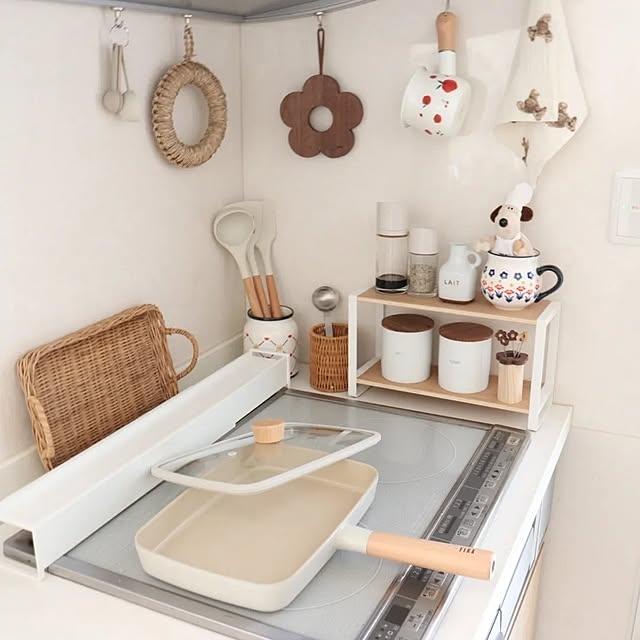 Kitchen,フライパン,ナチュラルインテリア,キッチン雑貨,インテリア雑貨,マイホーム,暮らし,北欧ナチュラル,FIKA,暮らしを楽しむ,子どもと暮らす,新年の抱負,おうち時間,FIKAのある暮らし manaの部屋
