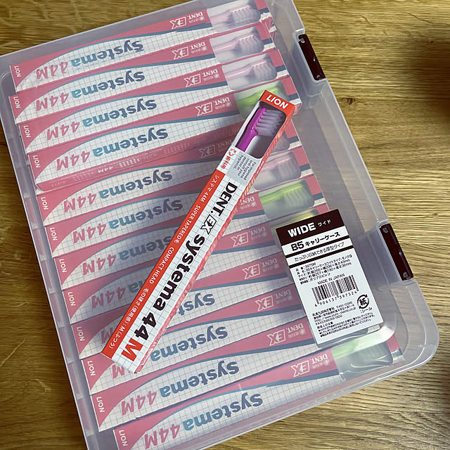 セリア,100均,100均収納,歯ブラシ収納,ファイル収納,まとめ買い収納,B5ケースの使い道,Bathroom R138の部屋