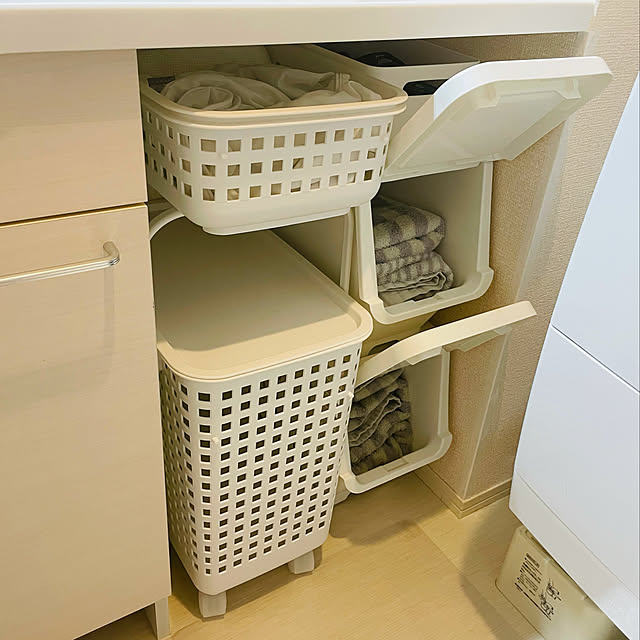 収納,d-room,ダイワハウスの賃貸アパート,洗濯ラック,脱衣所,洗面所,D-room 賃貸,Droom,アパート,洗濯バスケット,賃貸,洗濯かご,洗濯カゴ,ランドリーラック,賃貸アパート,Bathroom,ランドリーバスケット,洗面台,ライクイット,キャリコ,カインズ na_y_o04の部屋