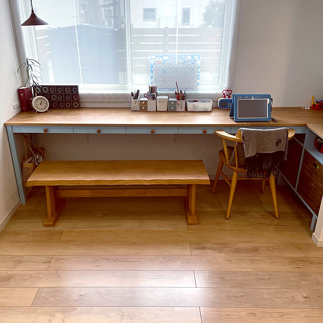 長机,勉強スペース,DIY,Panasonic,パナホーム ,Pana Home,My Desk Poko.の部屋