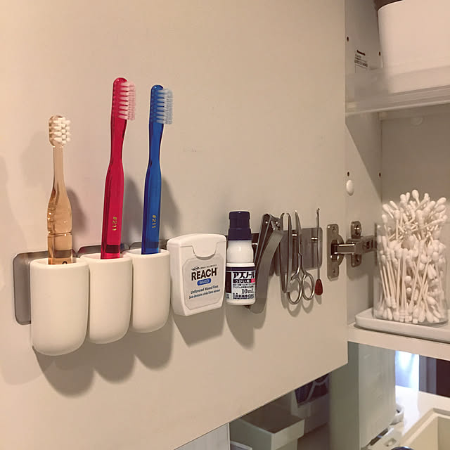 マグネット収納,置かない暮らし,100均,Bathroom,強力マグネット missyの部屋