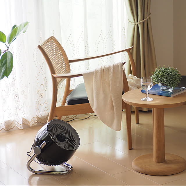 ボルネードジャパン,夏の準備,室内干し,サーキュレーター,愛用の家具,子どもと暮らす,椅子,シンプル,北欧インテリア,ヴィンテージ家具,ミニマリスト,すっきり暮らす,梅雨の楽しみ方,ホワイトインテリア,北欧ヴィンテージ,北欧,暮らしを楽しむ,ミニマムライフ,ミックスインテリア,シンプルモダン,観葉植物,お部屋を広く見せる工夫,リビングダイニング,広く見せる,シンプルインテリア,北欧ナチュラル,Lounge sao.minimallifeの部屋