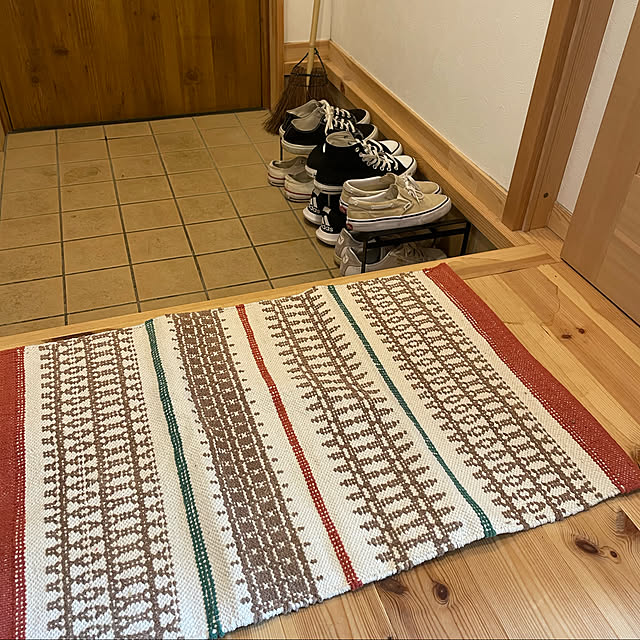 20220929,towerスタンド,ニトリの玄関マット,青い壁,Loafer,秋田,FREEQ HOMES,いつもいいねやコメありがとうございます♡,Entrance piroyuの部屋