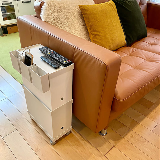 イベント参加,代用アイテム,サイドテーブル,充電ステーション,リモコン置き場,無印良品のファイルボックス,ニトリのファイルボックス,便利な収納アイテム,我が家で活躍,ファイルボックス,コメントお気遣いなく♡,収納,Lounge sasaeriの部屋