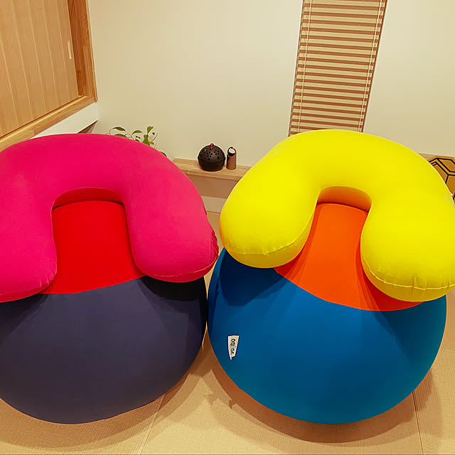 Overview,小上がり和室,和室,yogiboのある暮らし,Yogibo,カラフルインテリア,蚊やり,南部鉄器 snoopy713の部屋