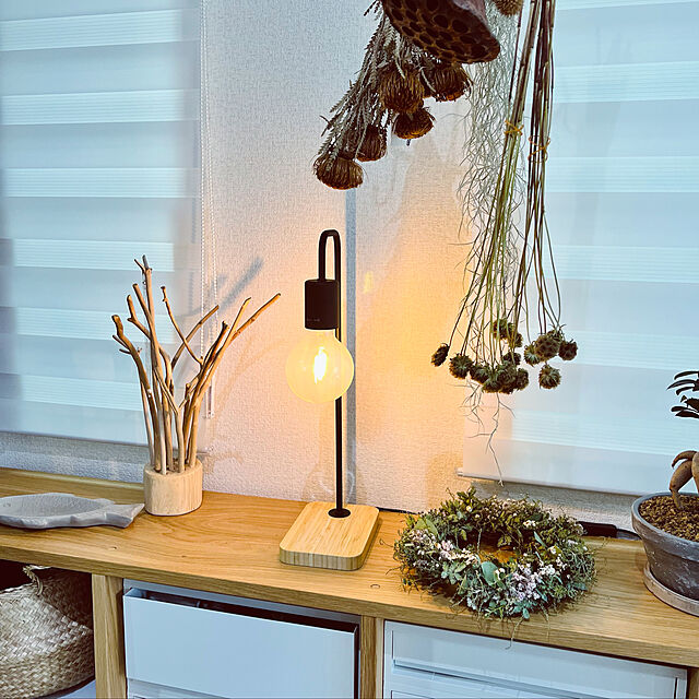 ライト,リース,IKEA,My Shelf akieの部屋