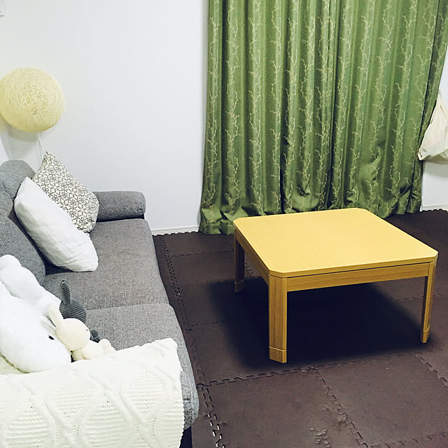 こたつ片付けました,ソファーまわり,ニトリ,いいねありがとうございます♡,こどものいる暮らし,ミッフィー,リビング,建売住宅,ナチュラルが好き,イベント参加,My Desk myaaaの部屋