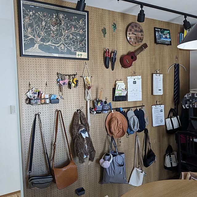 On Walls,壁面収納,有効ボード,日用品収納,普段使い,生活用品収納,使い勝手重視,こどもと暮らす,RCの出会いに感謝♡,世界の平和を願って,イベント参加 chinaminiの部屋