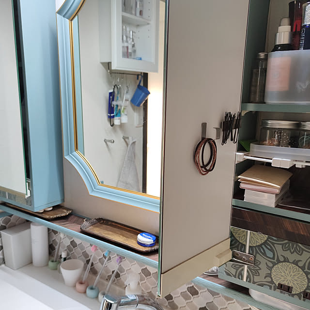 Bathroom,デッドスペース,イベントに滑り込みたがる(^_^メ),地味なデッドスペースですが,Seriaアイテム,トレイ　Salut hiro3の部屋