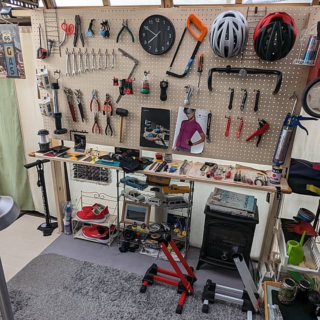 Lounge,イルミネーションライト,DIY,ハンドメイド,ロードバイク,ルート66,趣味部屋,100均,雑貨 egazaileの部屋