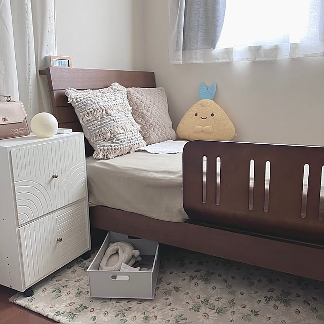 キャスター,ニトリのインボックス,子供用,いざという時に備えて,寝室の防災,防災,一部屋にひとつ,Bedroom mako2yaaの部屋