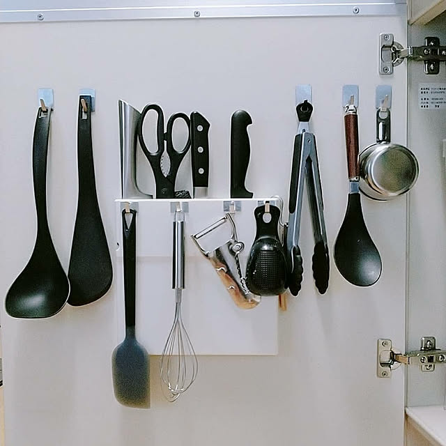 Kitchen,シンク下収納,団地住まい,団地,台所,収納,引っ掛け収納,計量カップ,セリア,シンプルな暮らし,団地インテリア waniwaniの部屋