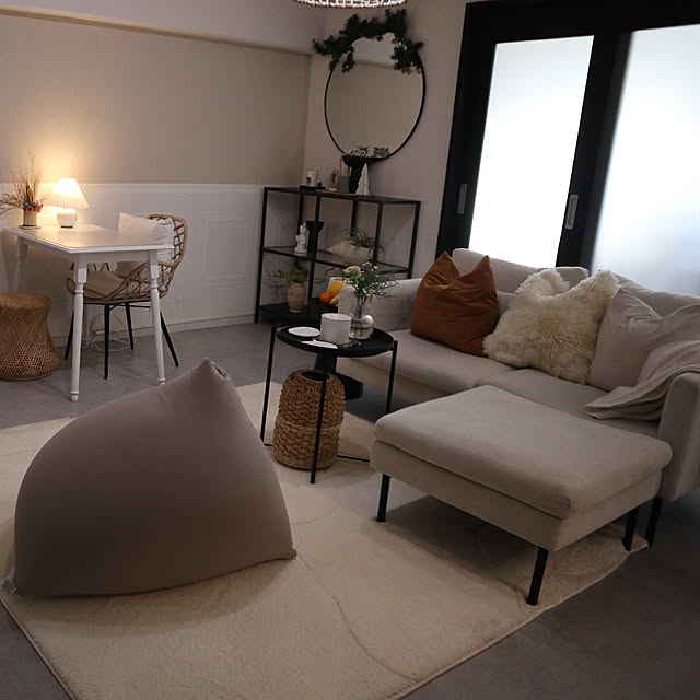 クリスマス,ソファ,ヨギボー,ラグ,Lounge eri.roomの部屋