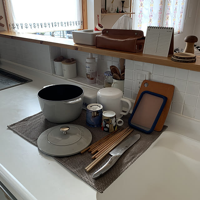 Kitchen,食器,RoomClipショッピング,ウェルカムクーポン,ジョージジェンセン,水切りカゴなし生活,北欧ナチュラル,すっきり暮らす marime307の部屋