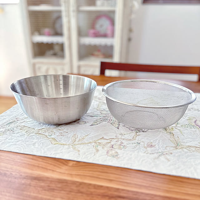 Kitchen,デザインも好き,調理道具,台所道具,無印,無印良品週間で買ったもの♡,無印良品,日用品の見直し,日用品,この春、買ってよかったもの,ボウル&ザル,ボウル,ザル Re_の部屋