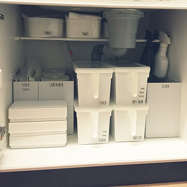 Kitchen,賃貸,生活感,キッチン収納扉 chunの部屋