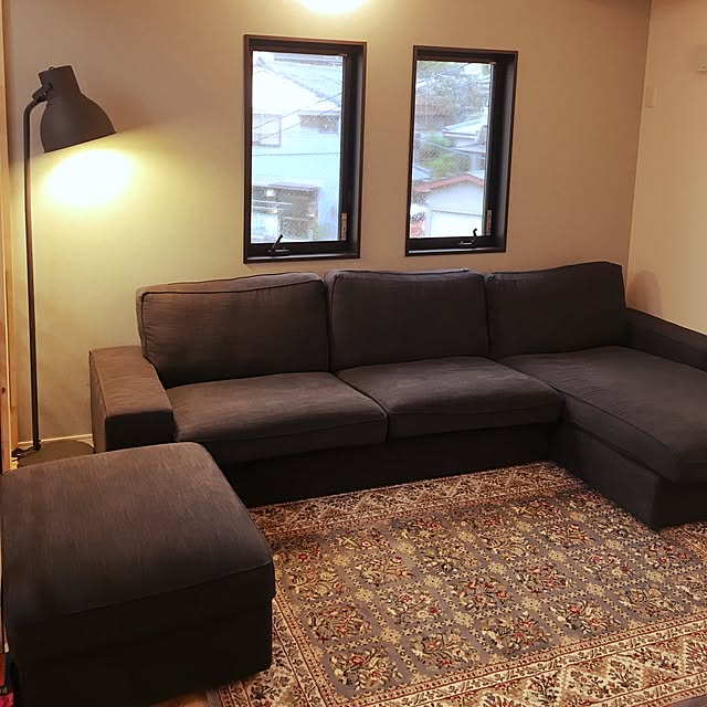 Lounge,IKEAソファーカバー応募,照明,海外インテリアに憧れる,IKEA,BinO,earthpark chikakikoの部屋