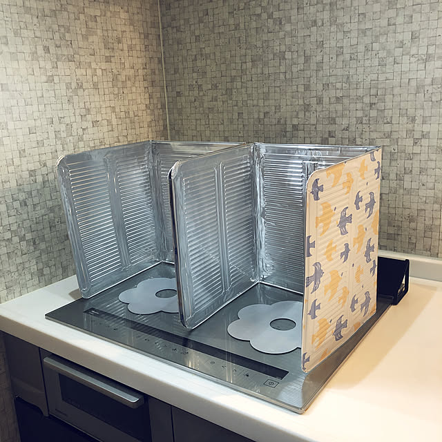 IHクッキングヒーター,油はねガード,セリア,Kitchen ninの部屋