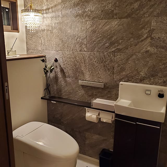 Bathroom,トイレのインテリア,硝子細工 muku+maroの部屋