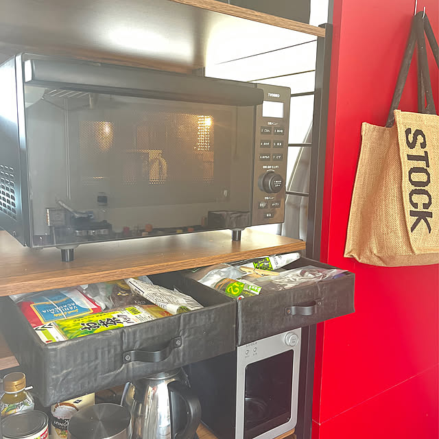 段ボールリメイク,食材ストック,100均,DIY,Kitchen aoiの部屋