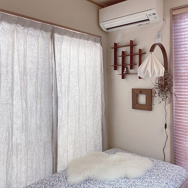 RoomClipショッピング,KOSMU,和室,リネンカーテン,生成り,Bedroom takakoの部屋