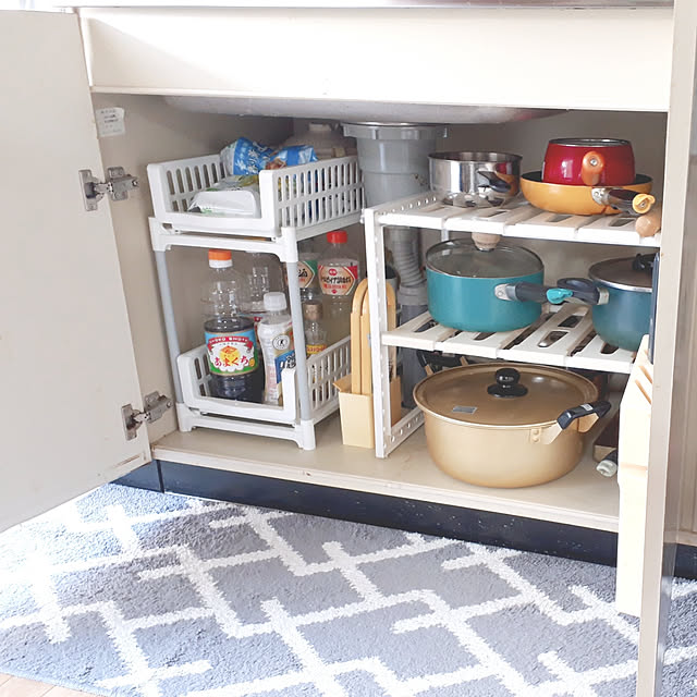 Kitchen,賃貸,賃貸でも諦めない！,狭くても住めば都,シンク下収納,500件保存ありがとう happy-rightの部屋