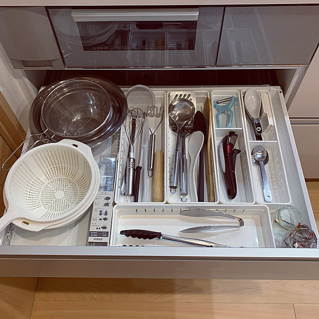 Kitchen,家を好きになりたい,収納模索中,キッチントレー,コンロ下引き出し,コンロ下収納,TOTOミッテ,整理収納アドバイザー準1級,100均,セリア ma_noieの部屋