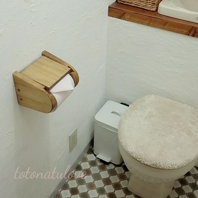 Bathroom,トイレットペーパー,ナチュラルカントリー,トイレットペーパーホルダー totonatuloveの部屋