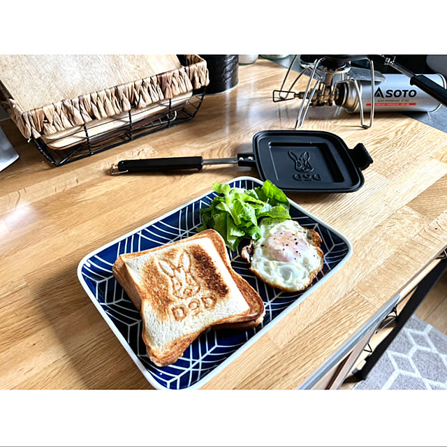 アウトドア用品,SOTOバーナー,ウッドワン　フレームキッチン,お一人様テキトーご飯を脱する作戦,うさサンドメーカー,DOD,直火式ホットサンドメーカー,ホットサンド,ホットサンドメーカー,日用品,Kitchen mashleyの部屋