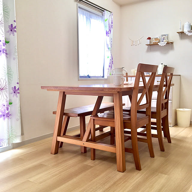 Overview,ダイニングテーブル,賃貸インテリア,ナチュラルインテリア,ニトリ,フレンチカントリー Shionの部屋