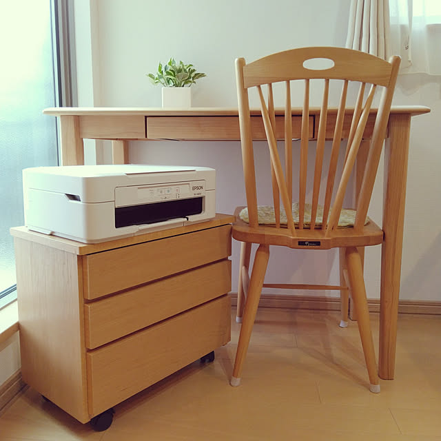 My Desk,RoomClipショッピング,ワークスペース,ISSEIKI FURNITURE,プリンター台,デスク周り mii-sanの部屋