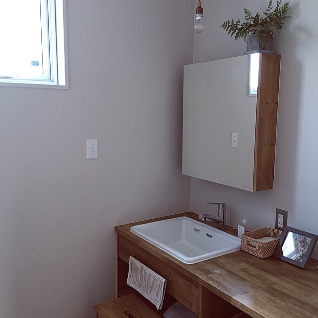Bathroom,洗面所,造作洗面台 otohinaの部屋
