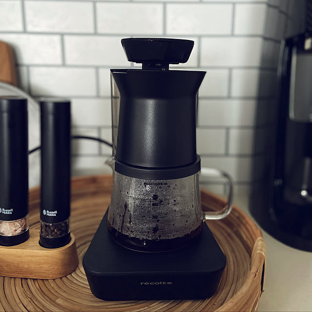 Russell Hobbs ミル,RoomClip運営チームの皆様に感謝♡,H&M HOME,赤ちゃんのいる暮らし,心地よい住まいにしたい♡,心地よい暮らし,モダンインテリア,RoomClipショッピング,男の子と暮らす。,モノトーンインテリア,カフェ風インテリア,おうち見直しキャンペーン,hmhome,海外インテリアに憧れる,ホテルライクに憧れる,すっきり暮らしたい,シンプルな暮らし,レコルトコーヒーメーカー,黒家電,コーヒーのある暮らし kahomeの部屋