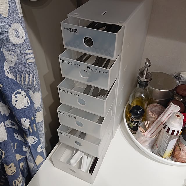 Kitchen,カトラリー収納,リノベーション,ナチュラルカラー,ミニマリストに憧れて,ナチュラル,インテリア開拓中,北欧,シンプル,ホワイトインテリア,無印良品,IKEA otokiの部屋