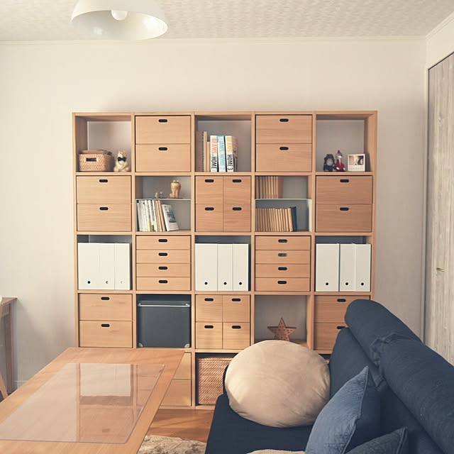 My Shelf,無印良品 ソファ,もちもちクッション,スタッキングシェルフ,無印良品 クッション,無印良品 照明,無印良品,シンプルな暮らし,シンプルナチュラル,星,無印良品 家具 Oboro-tofuの部屋