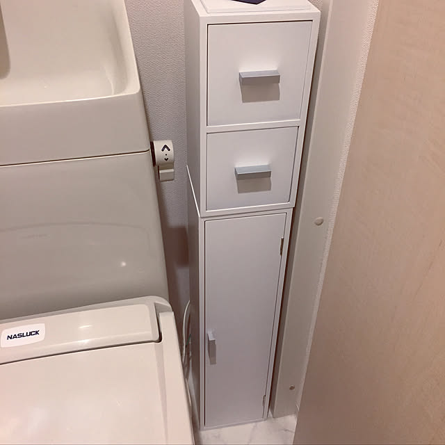 Bathroom,賃貸アパート,賃貸トイレ,トイレブラシ収納,トイレの棚,ベルメゾン,イベント参加,100保存ありがとうございます Minteaの部屋