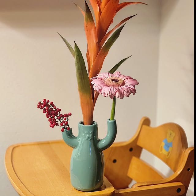 Lounge,フラワーベース,はなのある暮らし,はな,フライングタイガー,フライングタイガーの雑貨,ナチュラル,観葉植物,変わった形 ELの部屋