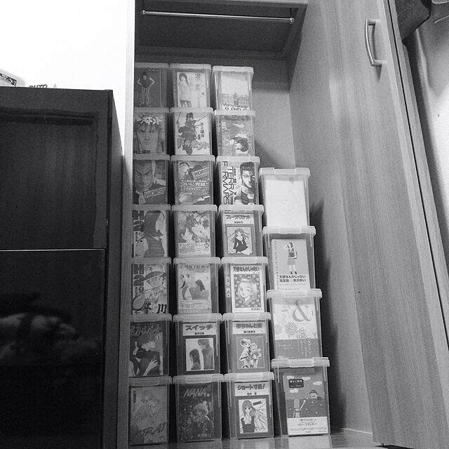 My Shelf,クローゼットの中,クローゼット,天馬,本棚,マンガ収納,建売住宅,三階建て,狭小住宅 HaruKeiの部屋