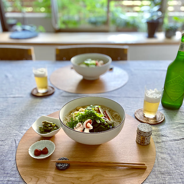 にゅうめん,ハートランドビール,昼からビール,原了郭黒七味,箸置き,公長齋小菅,八角箸,コースター,ササキクリスタル,小皿100均,小鉢,浅麵どんぶり,白山陶器,テーブルコーデ,ランチョンマット,器のある暮らし,リネンクロス,NO GREEN NO LIFE,ベランダガーデン,みどりのある暮らし,梅雨を楽しく,いつもいいねありがとうございます♡,フォロワーさんに感謝♥,My Desk,2022.11.5 mag掲載 pooの部屋