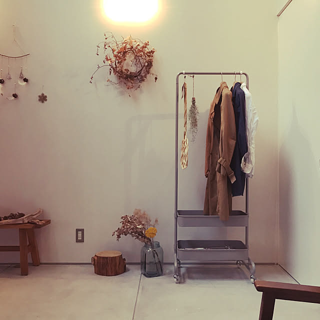 山善,トローリーハンガー,くらしのeショップモニター,土間,Entrance ek4の部屋