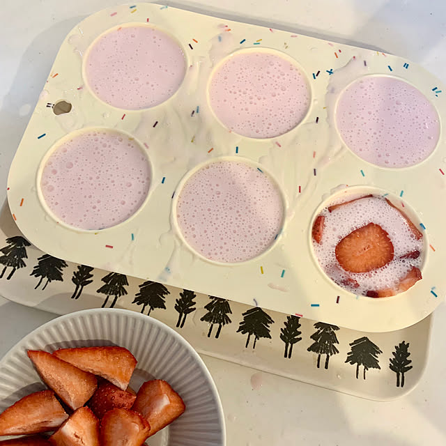 かんてんぱぱ,ババロア,シリコン型,キッチン道具,ダイソー,手抜きごはん,パーティーメニュー,Kitchen Minteaの部屋