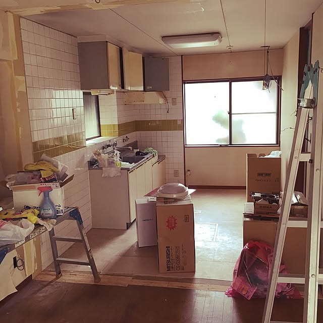 Kitchen,キッチンリフォーム,中古リフォーム,中古戸建て,中古住宅,中古を買ってリノベーション,DIY lehuaの部屋