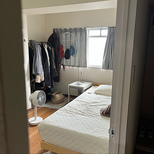 扇風機・サーキュレーター,たけのこの部屋,一人暮らし,1LDK,IKEA,Bedroom takenokoの部屋