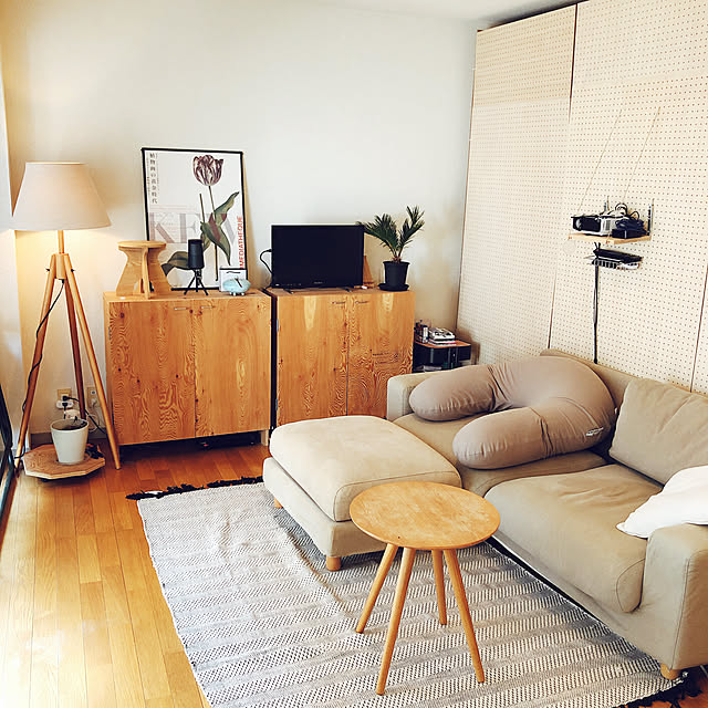一人暮らし,DIY,明かり,ニトリ,無印良品,スマート◯◯,照明,IKEA,観葉植物,Lounge mimiz_amiの部屋