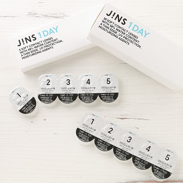 【無料モニター】あのJINSから登場した、ワンデーコンタクトレンズ「JINS 1DAY」を試したい方、募集！