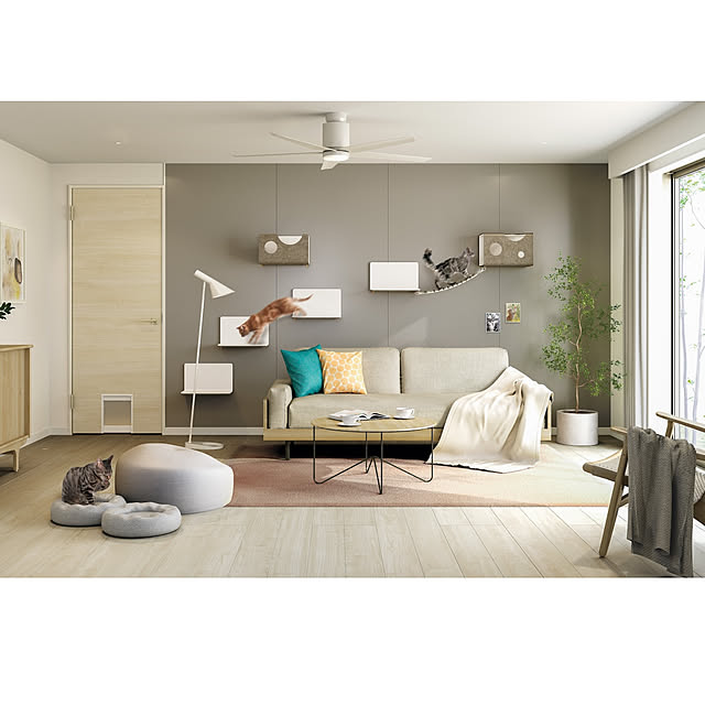 【無料モニター】マグネットで自由に配置♪LIXILのキャットウォーク「猫壁（にゃんぺき）」を5名様にプレゼント！