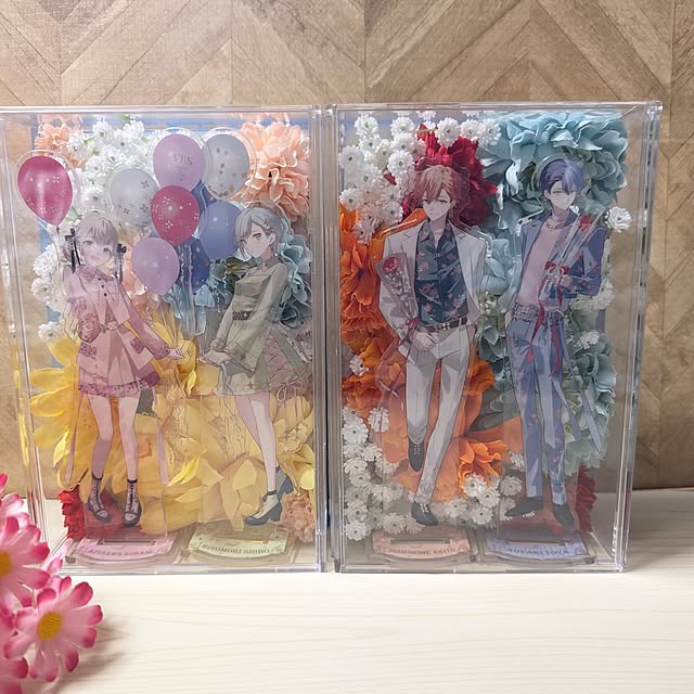 「推し活に！イメージカラーで飾るディスプレイケースのつくり方」 by yumiさん