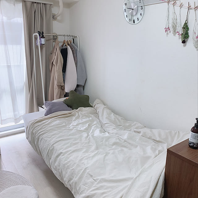 「20ｍ2。オンもオフも快適に過ごせる、ナチュラルですっきり明るいお部屋」 by moli_chanさん