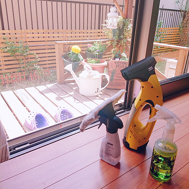 Lounge,縁側ウッドデッキ,ありがとうございます,いつもいいね！ありがとうございます♪,コロナに負けるな！,花のある暮らし,大掃除は夏派,窓回りの掃除,ケルヒャー,バキュームクリーナー,ついで掃除,洗車も mofukoの部屋