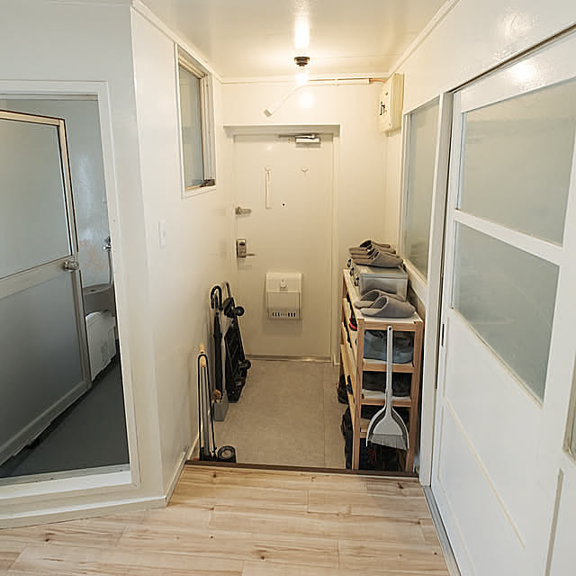 Entrance,インテリア,DIY,団地,賃貸,原状回復,賃貸でも諦めない！ plus9の部屋